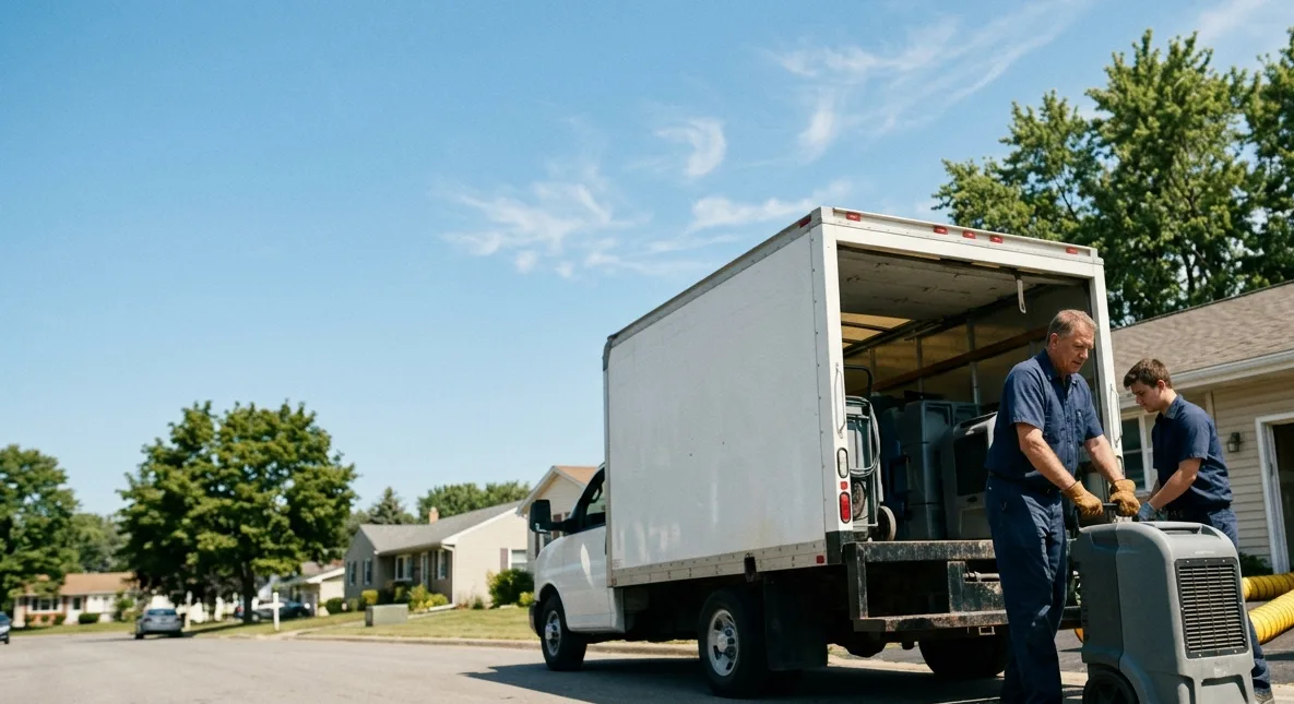 Water Damage Cleanup in Bergland, MI near me